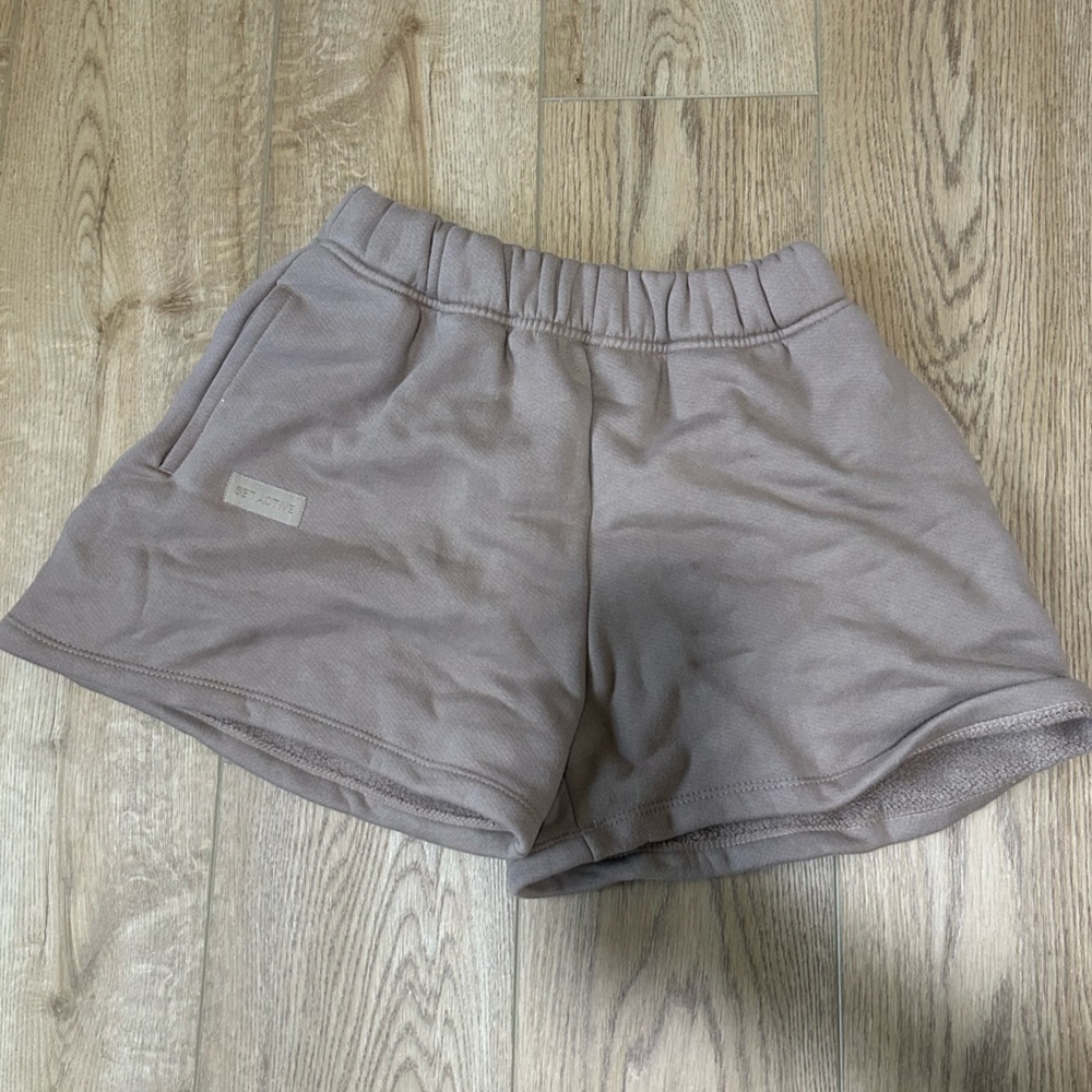 Taupe Set Active Sweat Shorts